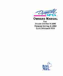 Dynasty Spas Hot Tub Deluxe System D-1000-page_pdf